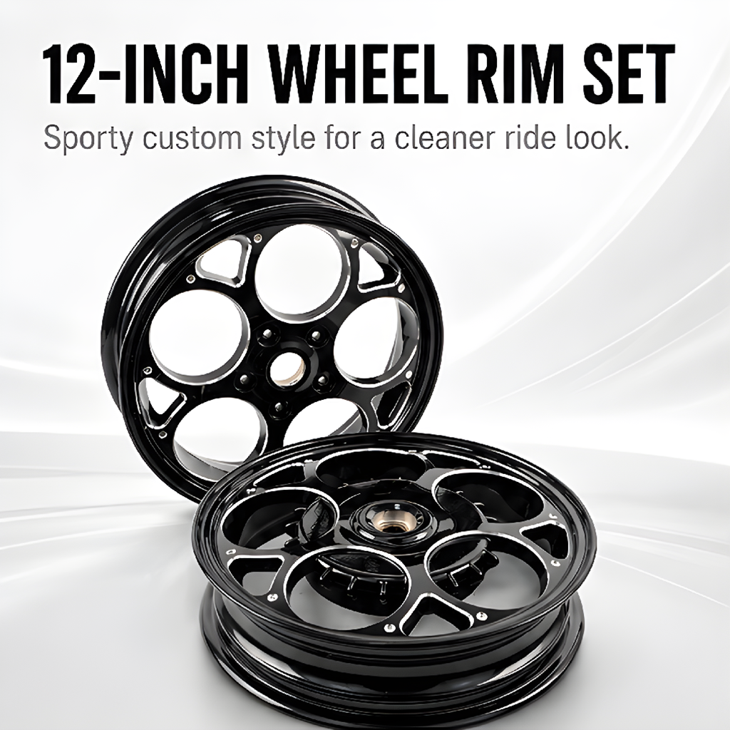 Vespa 150 Style 01 Rim Set - Black